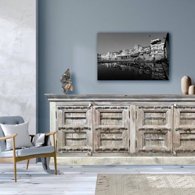 loft and vintage interior of living room, Blue armchairs on white flooring and blue wall  ,3d rendering